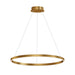 ET2 - LED Pendant - Groove 5CCT - Gold- Union Lighting Luminaires Decor
