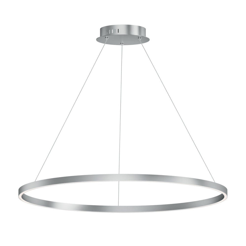 ET2 - LED Pendant - Groove 5CCT - Brushed Aluminum- Union Lighting Luminaires Decor