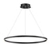 ET2 - LED Pendant - Groove 5CCT - Black- Union Lighting Luminaires Decor