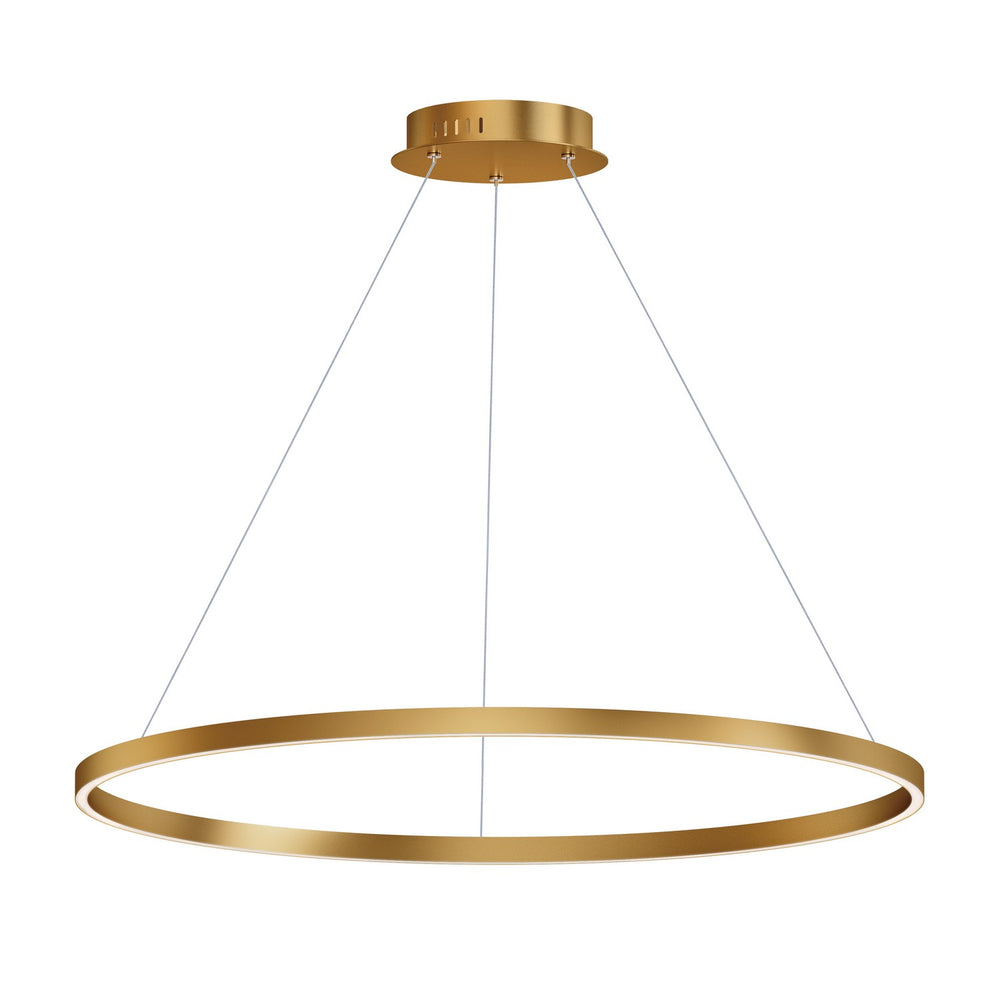 ET2 - LED Pendant - Groove 5CCT - Gold- Union Lighting Luminaires Decor