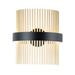 ET2 - LED Wall Sconce - Chimes 5CCT - Black / Satin Brass- Union Lighting Luminaires Decor