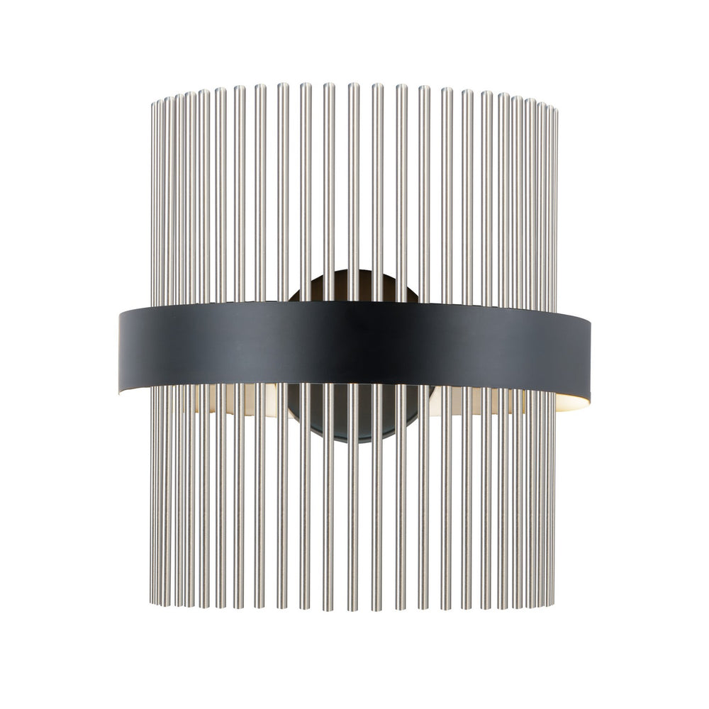 ET2 - LED Wall Sconce - Chimes WiZ - Black / Satin Nickel- Union Lighting Luminaires Decor