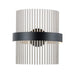 ET2 - LED Wall Sconce - Chimes WiZ - Black / Satin Nickel- Union Lighting Luminaires Decor