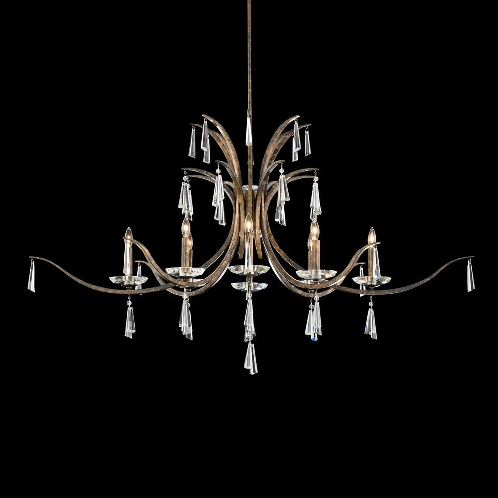 Schonbek - Eight Light Chandelier - Tinsley - Heirloom Bronze- Union Lighting Luminaires Decor
