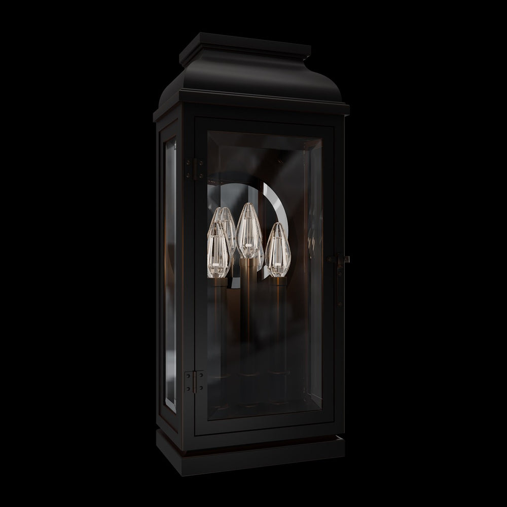 Schonbek - Three Light Outdoor Wall Mount - La Motte - Oil Rubbed Bronze- Union Lighting Luminaires Decor