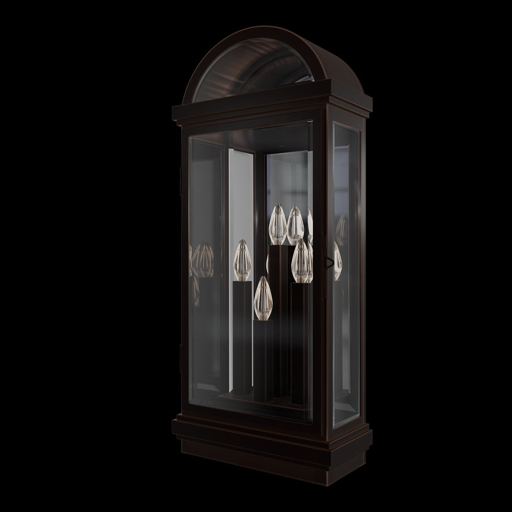 Schonbek - Four Light Outdoor Wall Mount - Villenova - Oil Rubbed Bronze- Union Lighting Luminaires Decor