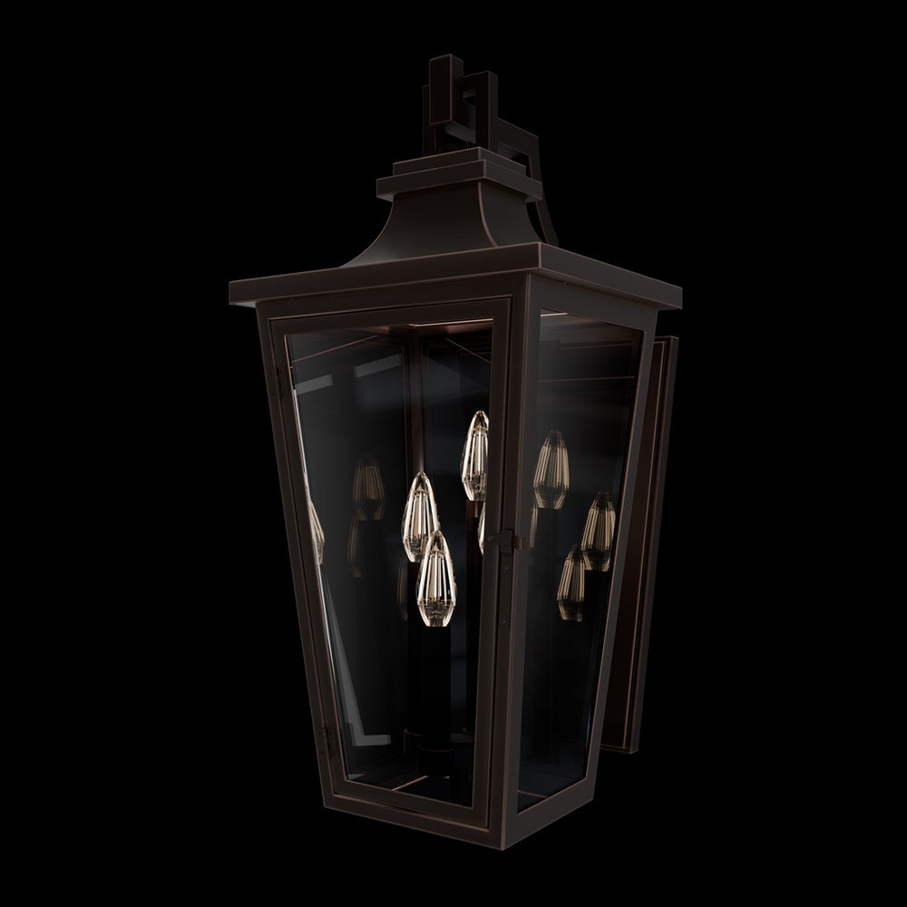 Schonbek - Four Light Outdoor Wall Mount - Dannemore - Oil Rubbed Bronze- Union Lighting Luminaires Decor