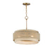 Maxim - Three Light Pendant - Seacliff - Natural Aged Brass- Union Lighting Luminaires Decor