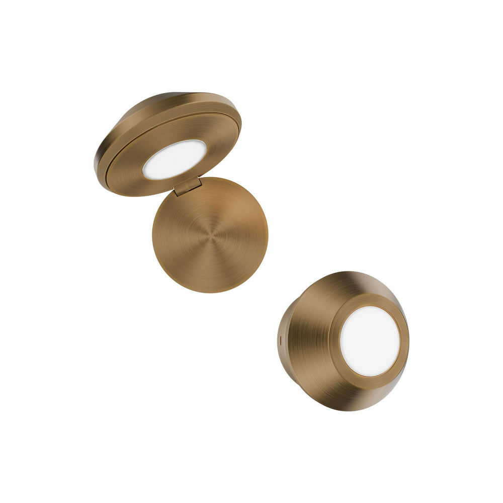 W.A.C. Canada - LED Task Light - Flipside - Aged Brass- Union Lighting Luminaires Decor