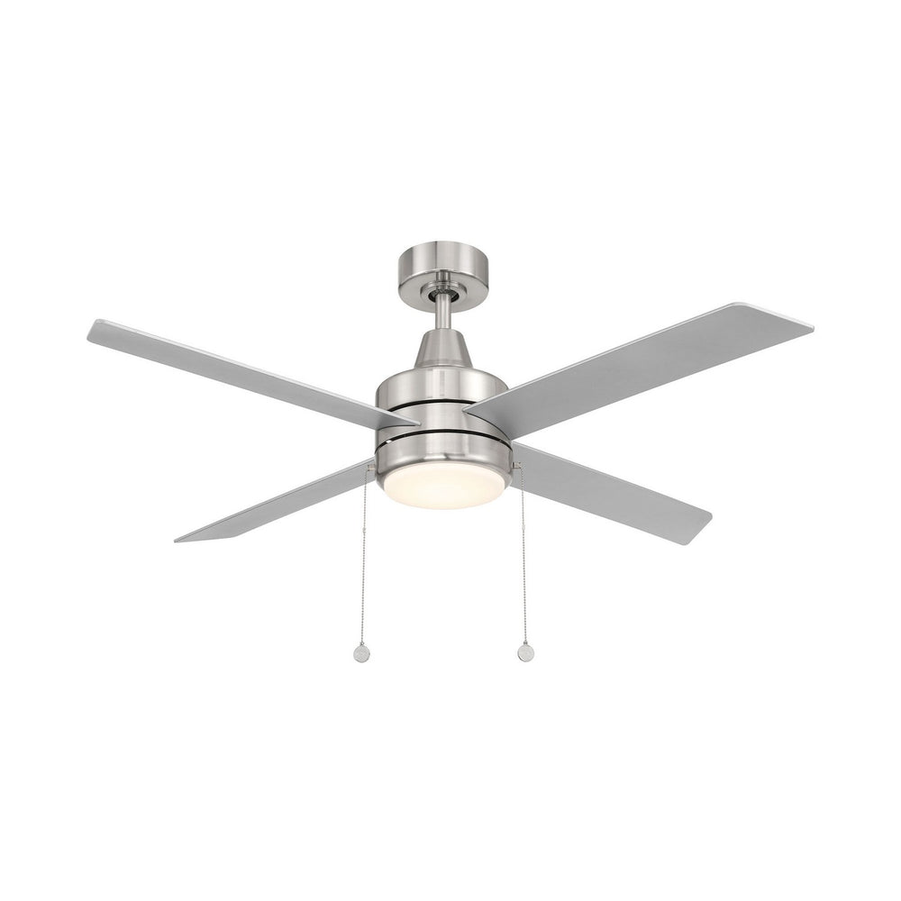 W.A.C. Canada - LED Flush Mount Ceiling Fan - Quade - Brushed Nickel- Union Lighting Luminaires Decor