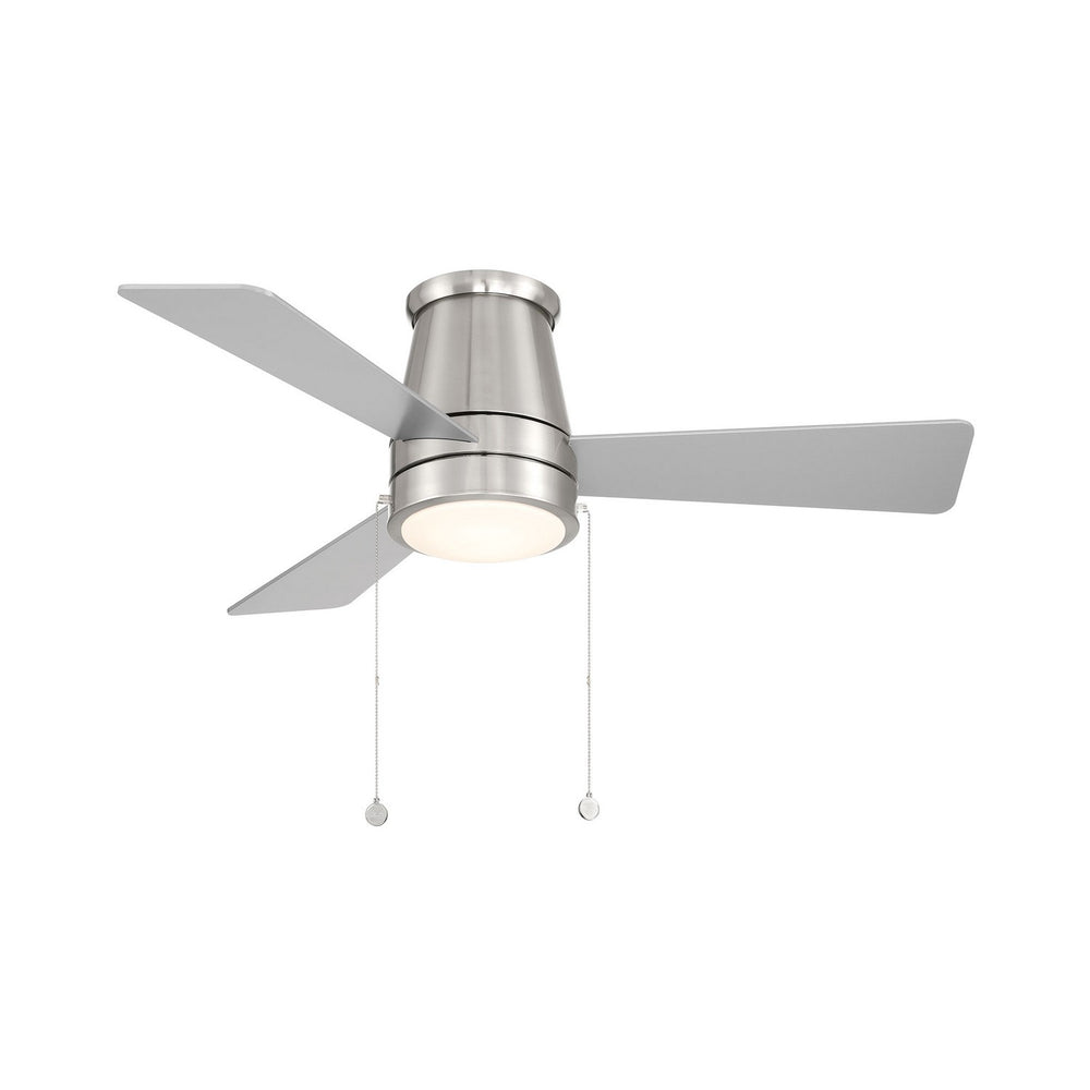 W.A.C. Canada - LED Flush Mount Ceiling Fan - Hug - Brushed Nickel- Union Lighting Luminaires Decor