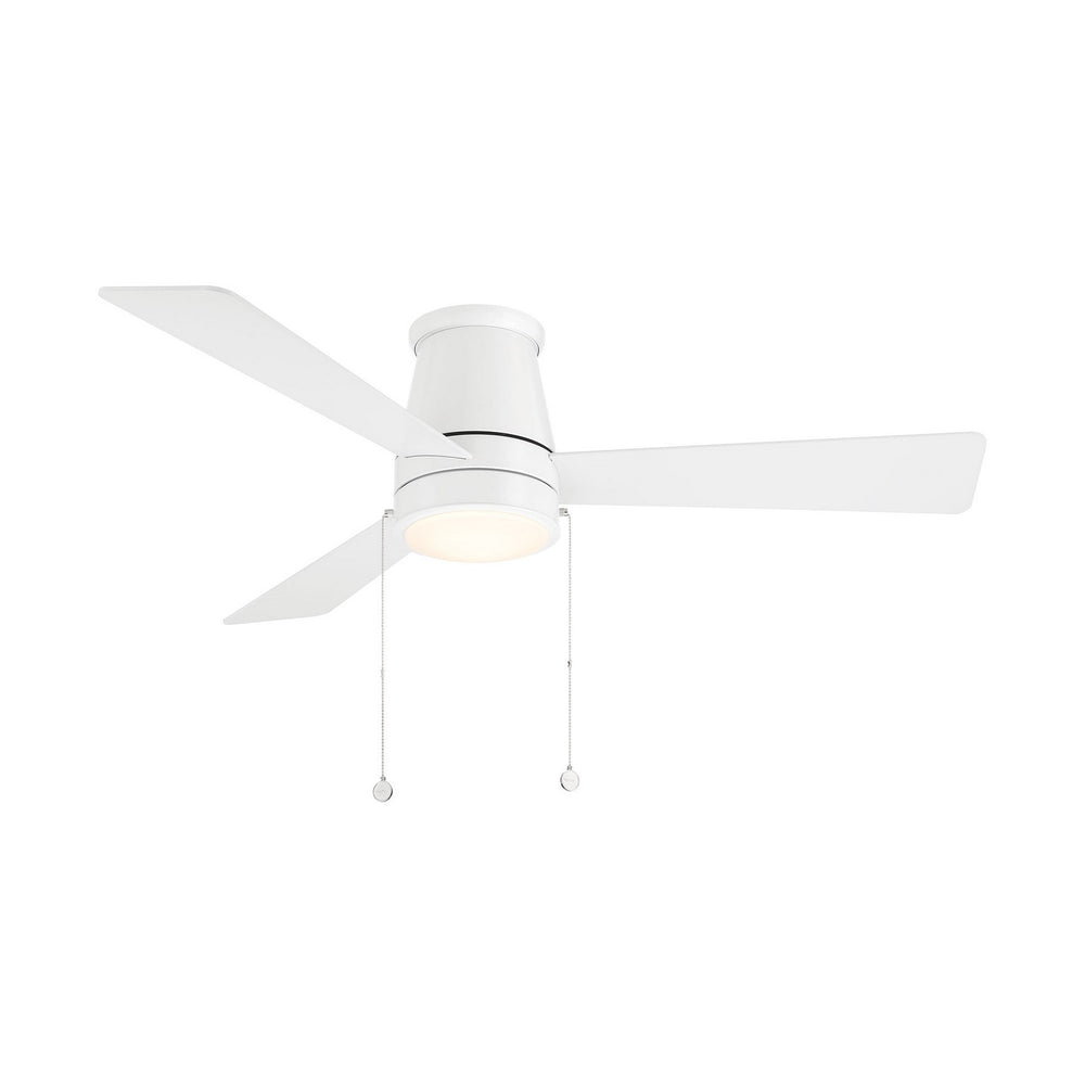 W.A.C. Canada - LED Flush Mount Ceiling Fan - Hug - Matte White- Union Lighting Luminaires Decor