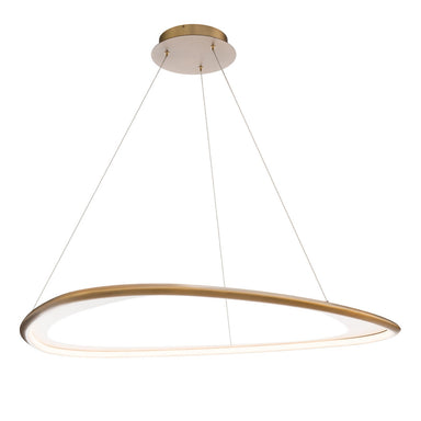 W.A.C. Canada - LED Pendant - Oyster - Aged Brass- Union Lighting Luminaires Decor