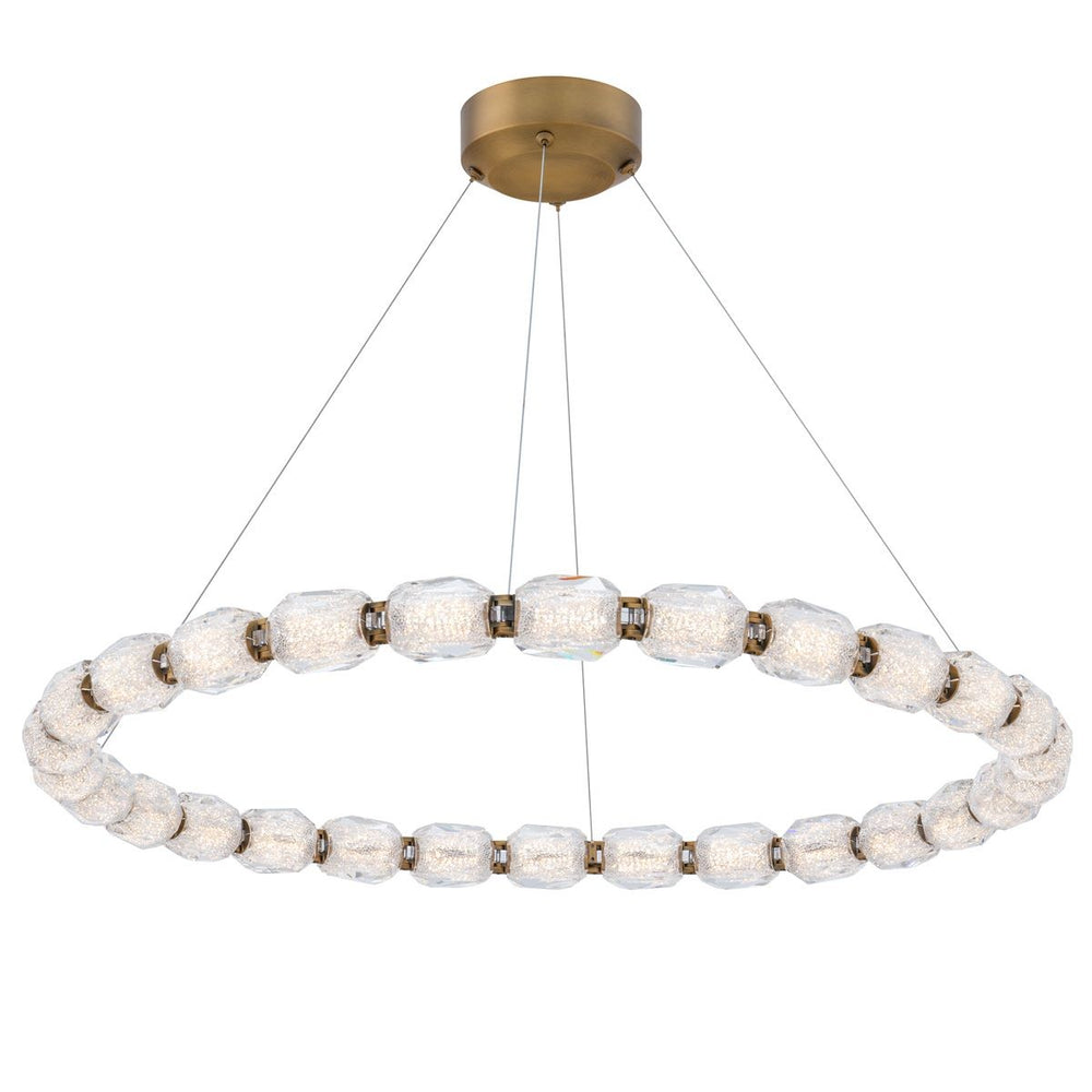 Schonbek Forever - LED Pendant - Seduction - Aged Brass- Union Lighting Luminaires Decor