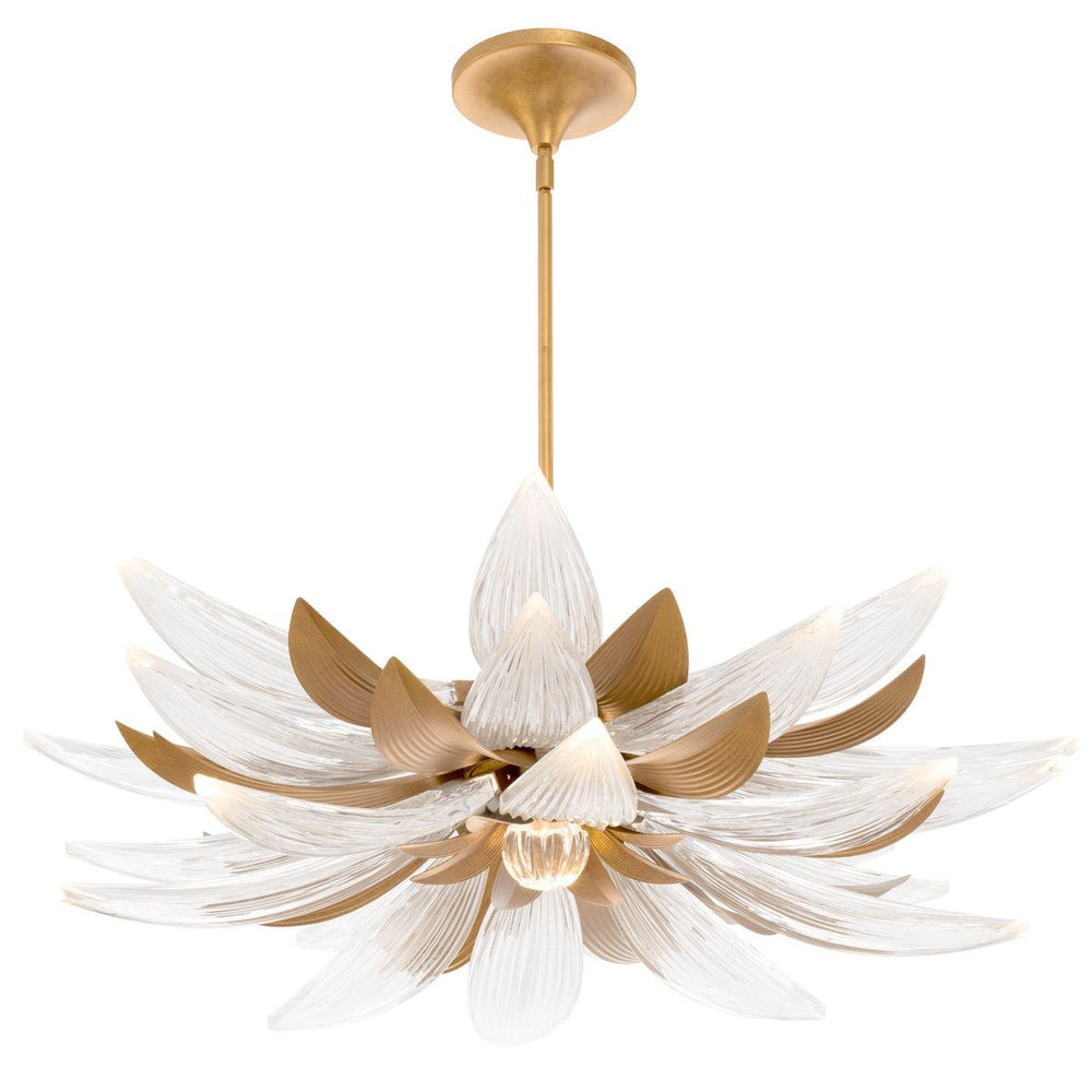 Schonbek Forever - LED Pendant - Fiorella - French Gold- Union Lighting Luminaires Decor