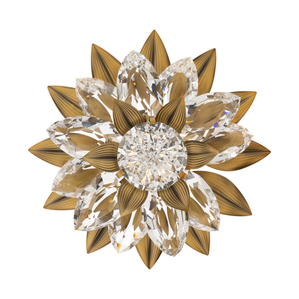 Schonbek Forever - LED Wall Sconce - Rhapsodie - Aged Brass- Union Lighting Luminaires Decor