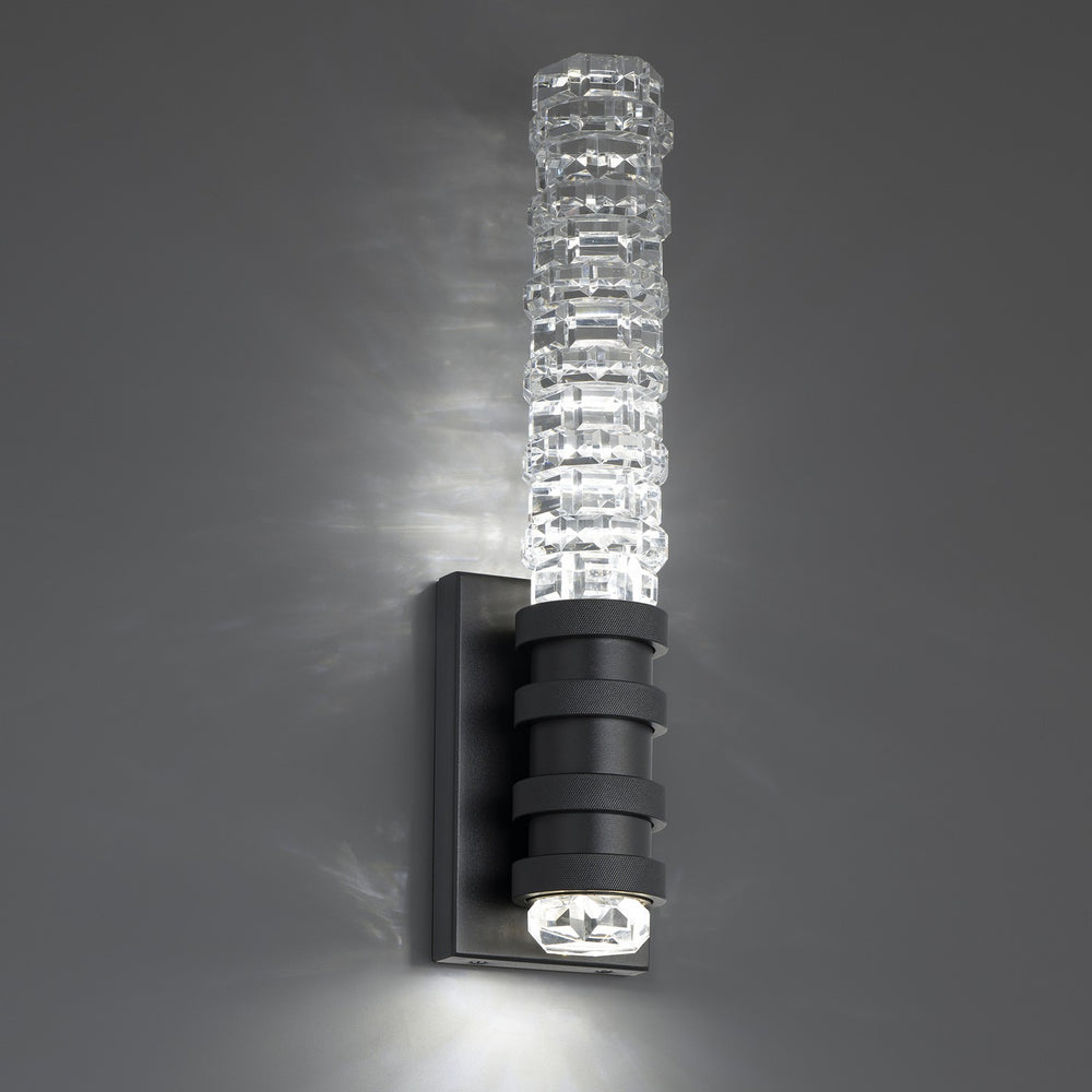 Schonbek Beyond - LED Wall Sconce - Kemberly - Black- Union Lighting Luminaires Decor