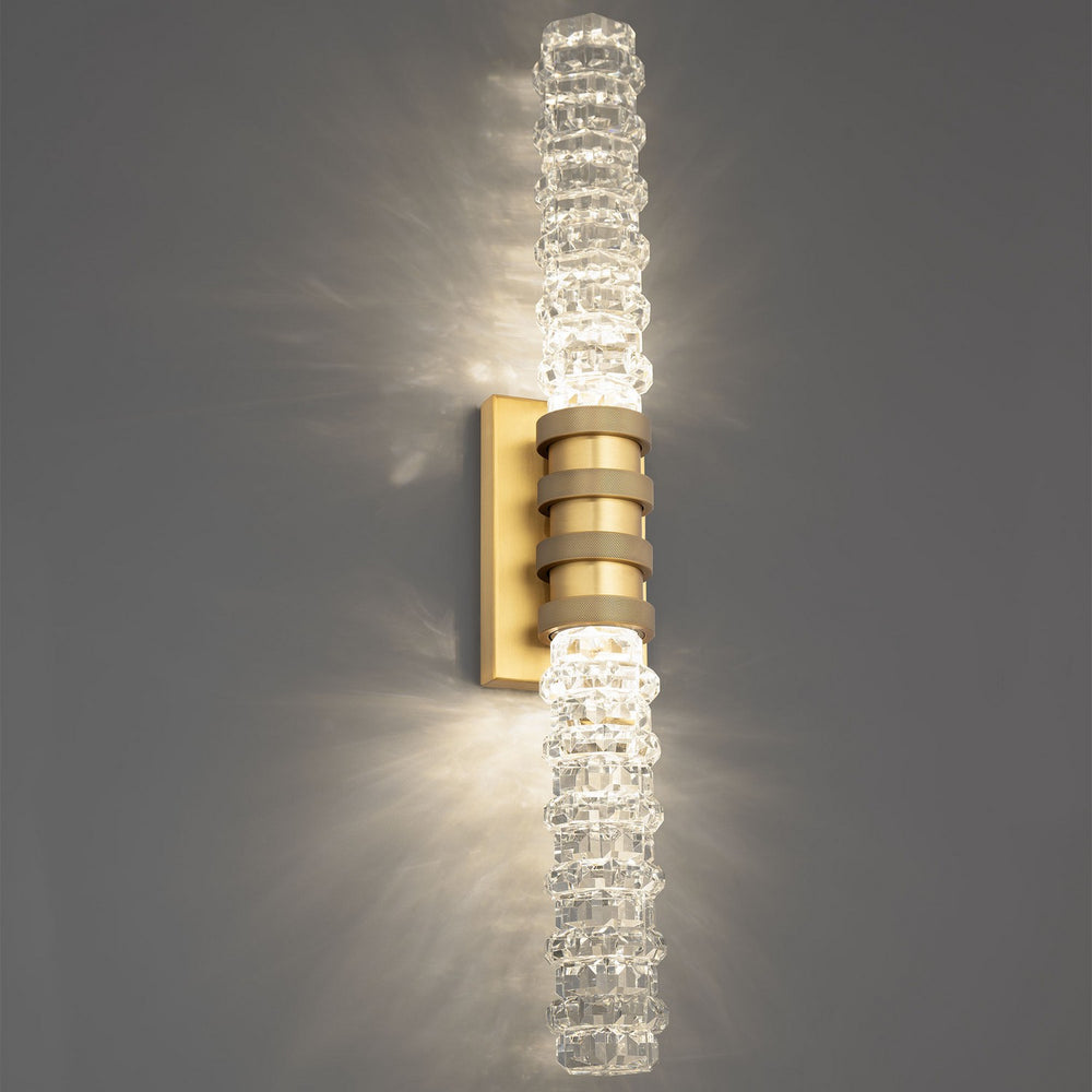 Schonbek Beyond - LED Bath Vanity - Kemberly - Aged Brass- Union Lighting Luminaires Decor