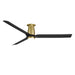 Modern Forms Fans Canada - 52" Ceiling Fan - Smooth - Soft Brass/Matte Black- Union Lighting Luminaires Decor