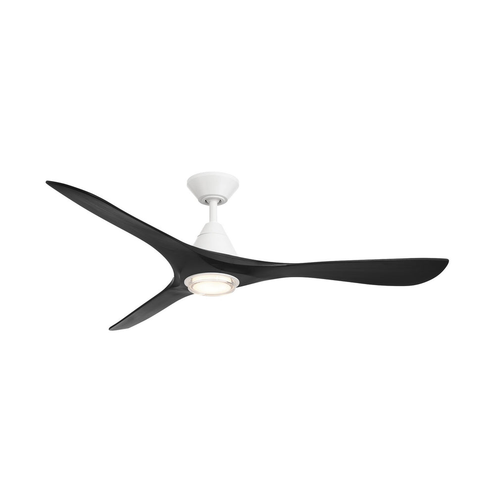 Modern Forms Fans Canada - 60" Ceiling Fan - Carve - Matte White/Matte Black- Union Lighting Luminaires Decor