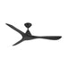 Modern Forms Fans Canada - 60" Ceiling Fan - Carve - Matte Black- Union Lighting Luminaires Decor