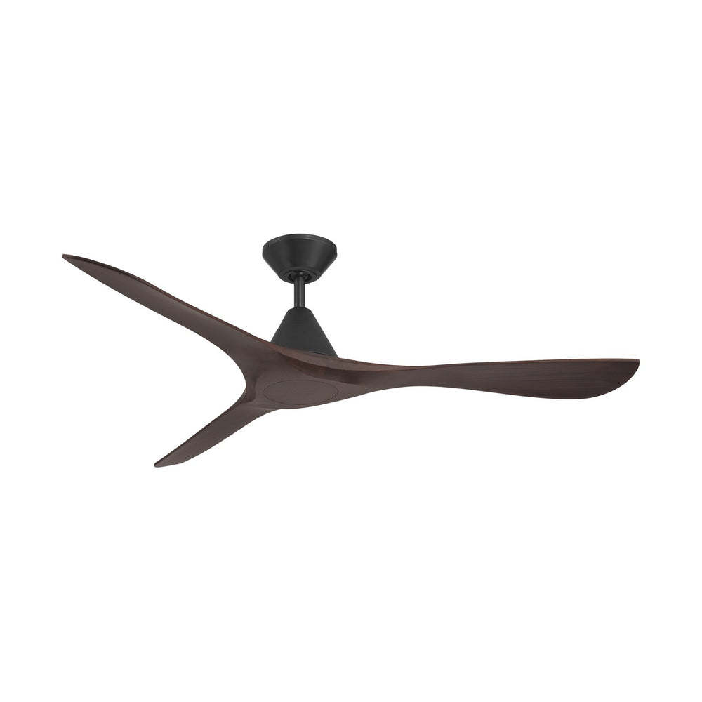 Modern Forms Fans Canada - 60" Ceiling Fan - Carve - Matte Black/Dark Walnut- Union Lighting Luminaires Decor
