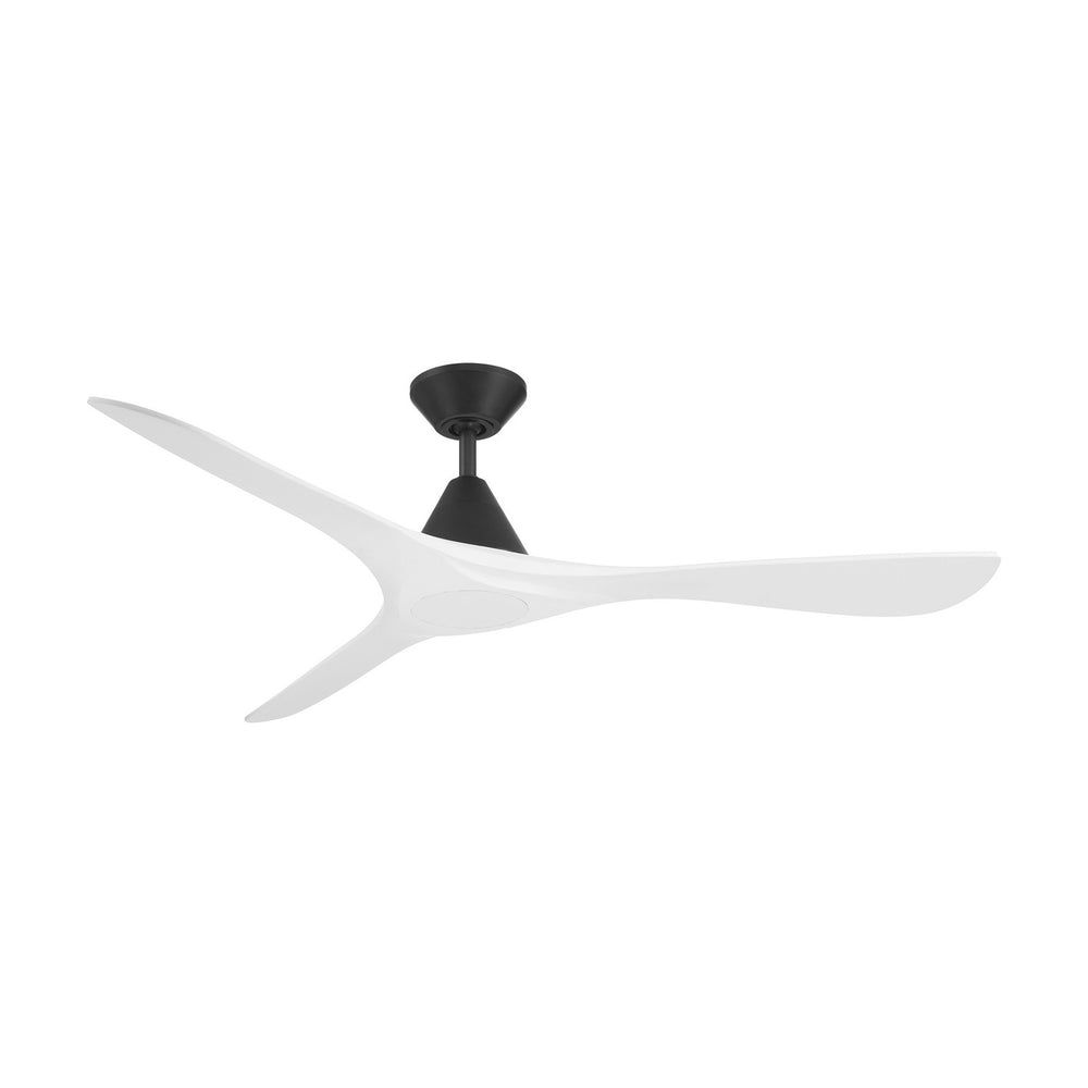 Modern Forms Fans Canada - 60" Ceiling Fan - Carve - Matte Black/Matte White- Union Lighting Luminaires Decor