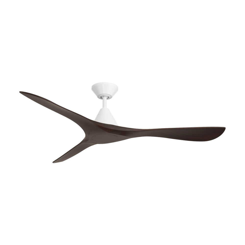 Modern Forms Fans Canada - 60" Ceiling Fan - Carve - Matte White/Dark Walnut- Union Lighting Luminaires Decor