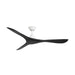 Modern Forms Fans Canada - 60" Ceiling Fan - Carve - Matte White/Matte Black- Union Lighting Luminaires Decor