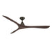Modern Forms Fans Canada - 72" Ceiling Fan - Carve - Bronze/Dark Walnut- Union Lighting Luminaires Decor