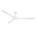 Modern Forms Fans Canada - 72" Ceiling Fan - Carve - Matte White- Union Lighting Luminaires Decor