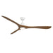 Modern Forms Fans Canada - 72" Ceiling Fan - Carve - Matte White/Distressed Koa- Union Lighting Luminaires Decor