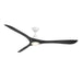 Modern Forms Fans Canada - 72" Ceiling Fan - Carve - Matte White/Matte Black- Union Lighting Luminaires Decor