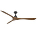 Modern Forms Fans Canada - 72" Ceiling Fan - Carve - Matte Black/Distressed Koa- Union Lighting Luminaires Decor