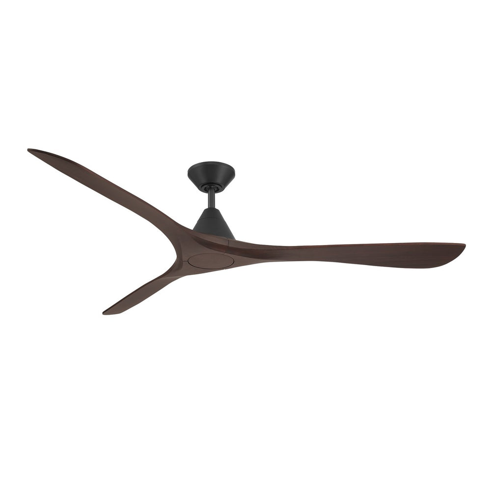 Modern Forms Fans Canada - 72" Ceiling Fan - Carve - Matte Black/Dark Walnut- Union Lighting Luminaires Decor
