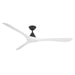 Modern Forms Fans Canada - 72" Ceiling Fan - Carve - Matte Black/Matte White- Union Lighting Luminaires Decor