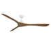 Modern Forms Fans Canada - 72" Ceiling Fan - Carve - Matte White/Distressed Koa- Union Lighting Luminaires Decor