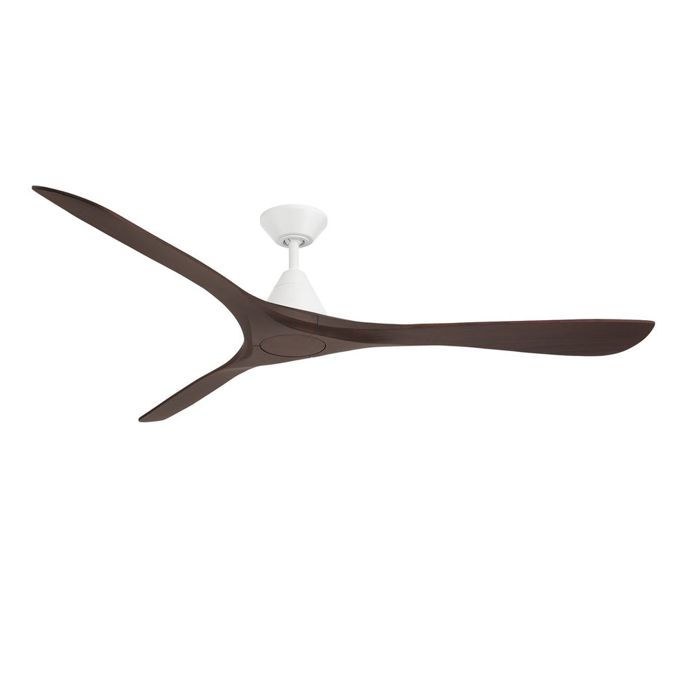 Modern Forms Fans Canada - 72" Ceiling Fan - Carve - Matte White/Dark Walnut- Union Lighting Luminaires Decor