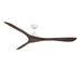 Modern Forms Fans Canada - 72" Ceiling Fan - Carve - Matte White/Dark Walnut- Union Lighting Luminaires Decor