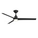 Modern Forms Fans Canada - 52" Ceiling Fan - Bolo - Matte Black- Union Lighting Luminaires Decor