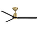 Modern Forms Fans Canada - 52" Ceiling Fan - Smooth - Soft Brass/Matte Black- Union Lighting Luminaires Decor