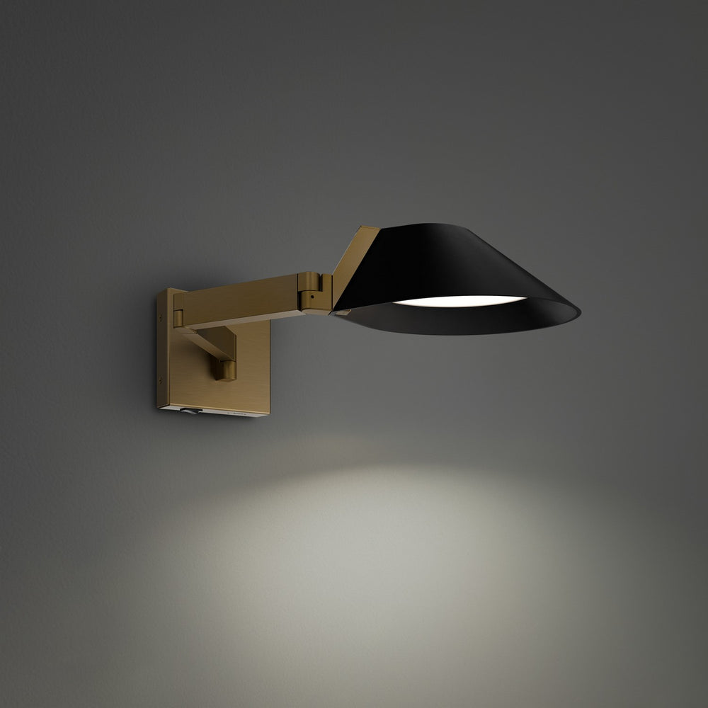 Modern Forms Canada - LED Task Light - Pavilion - Black & Aged Brass- Union Lighting Luminaires Decor