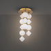 Modern Forms Canada - LED Flush Mount - Pearla - Aged Brass- Union Lighting Luminaires Decor