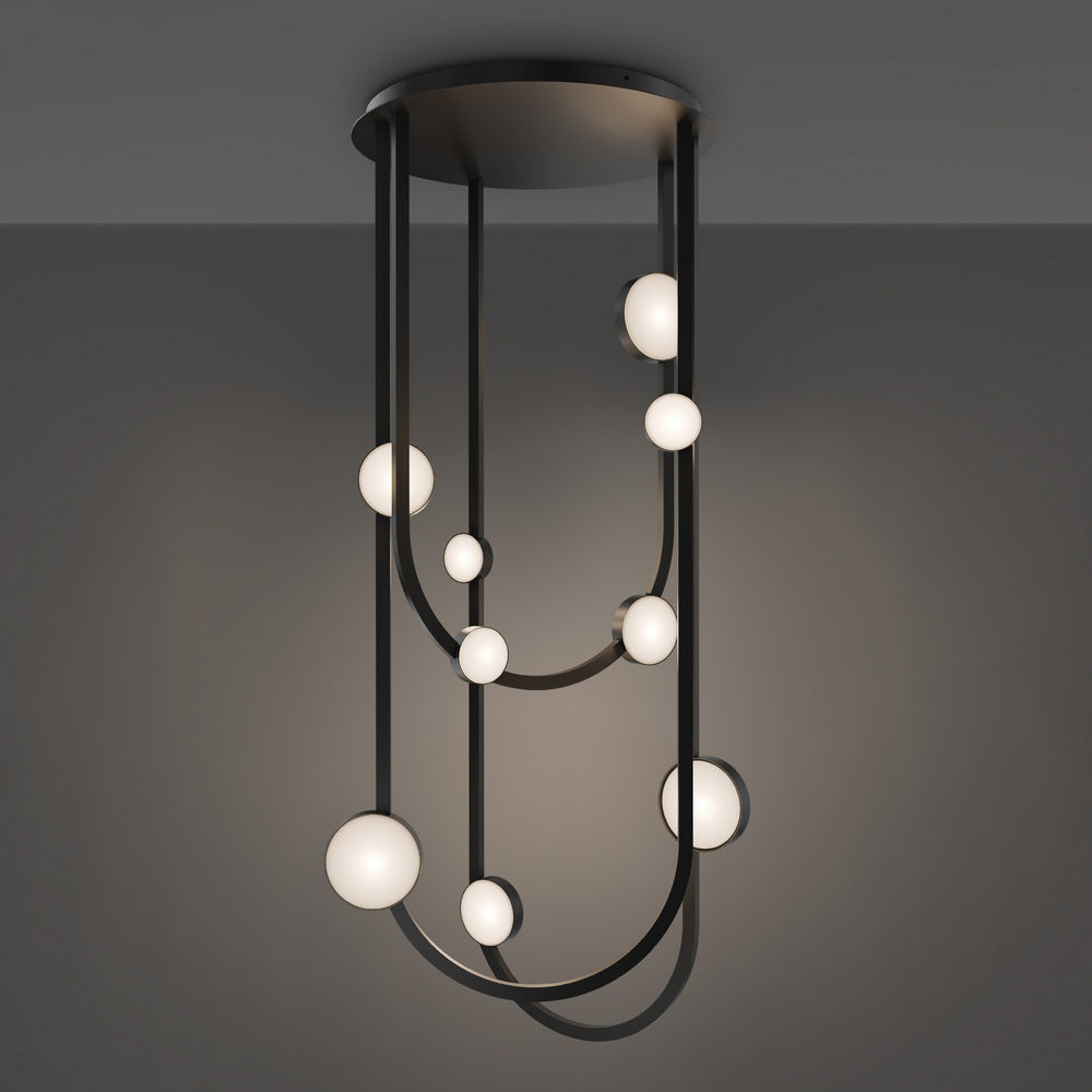 Modern Forms Canada - LED Flush Mount - Tableau - Black- Union Lighting Luminaires Decor