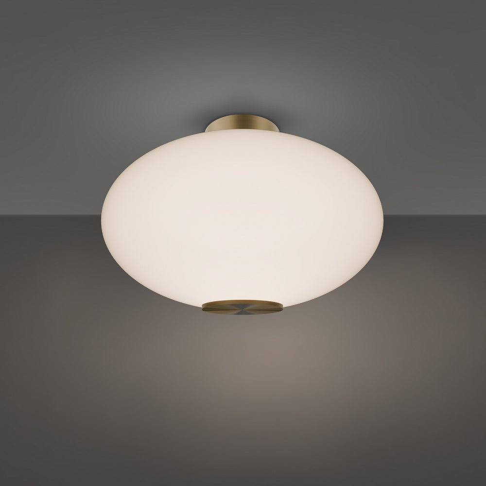 Modern Forms Canada - LED Flush Mount - Illusion - Aged Brass- Union Lighting Luminaires Decor
