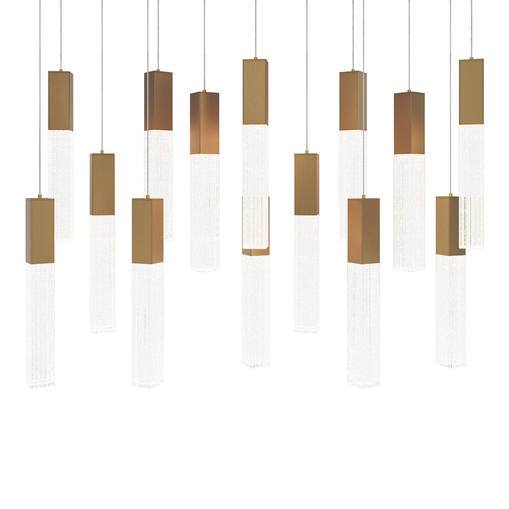Modern Forms Canada - LED Pendant - Cinema - Aged Brass- Union Lighting Luminaires Decor