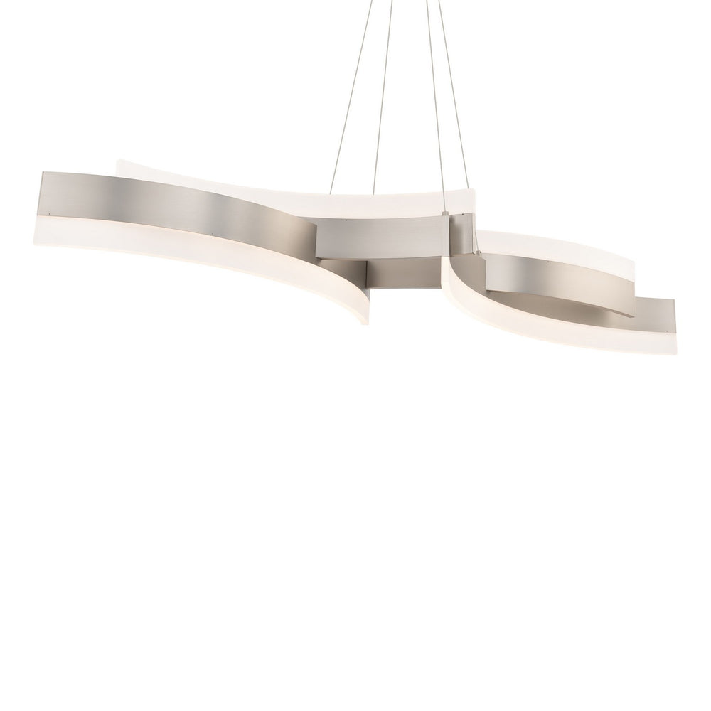 Modern Forms Canada - LED Linear Pendant - Arcs - Brushed Nickel- Union Lighting Luminaires Decor