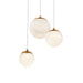 Modern Forms Canada - LED Pendant - Pisces - Aged Brass- Union Lighting Luminaires Decor