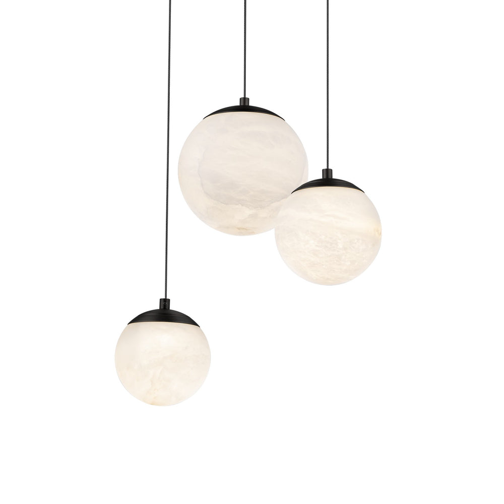 Modern Forms Canada - LED Pendant - Pisces - Black- Union Lighting Luminaires Decor