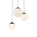 Modern Forms Canada - LED Pendant - Pisces - Black- Union Lighting Luminaires Decor